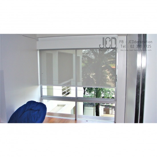 ร้านผ้าม่าน สุขุมวิท (พระโขนง-เอกมัย) เจ ซี ดี - ขายพร้อมติดตั้งม่านม้วน